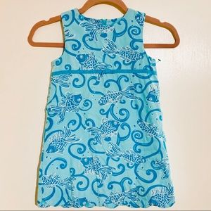 Lilly Pulitzer Fish Print Shift Dress
